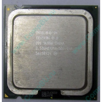 Процессор Intel Celeron D 326 (2.53GHz /256kb /533MHz) SL98U s.775 (Брянск)