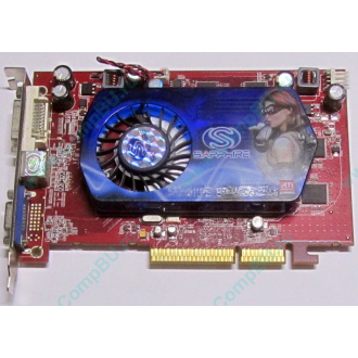 Б/У видеокарта 512Mb DDR2 ATI Radeon HD2600 PRO AGP Sapphire (Брянск)